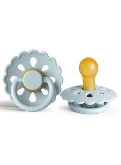 Flower-Shaped Baby Pacifier, Latex (Blue)