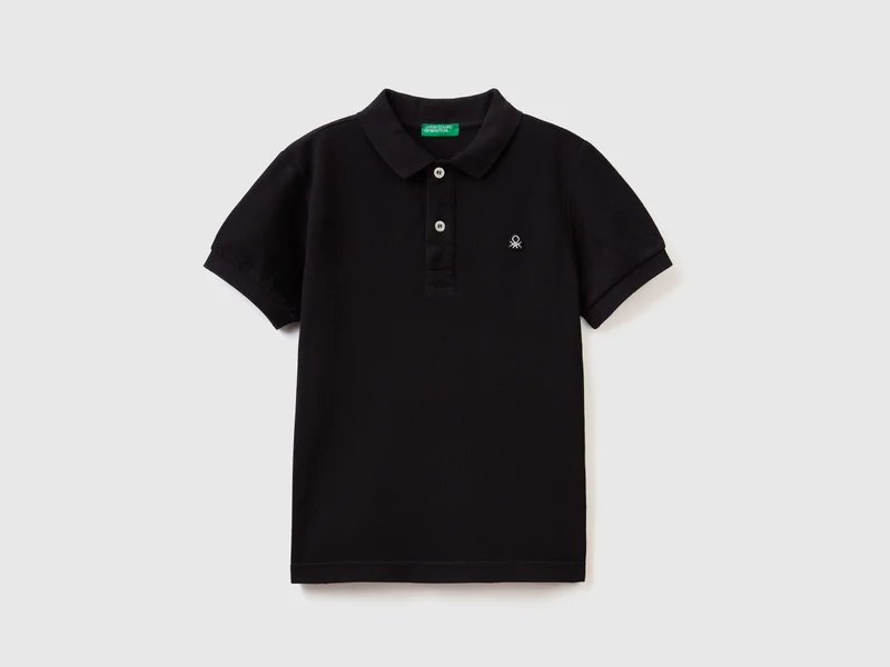 UNITED COLORS OF BENETTON Slim fit polo in 100% organic cotton