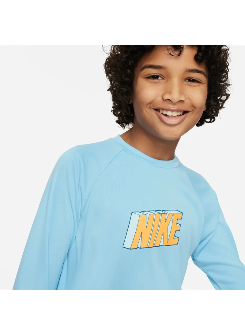 Nike Kids' Swim Long-Sleeve Hydroguard
