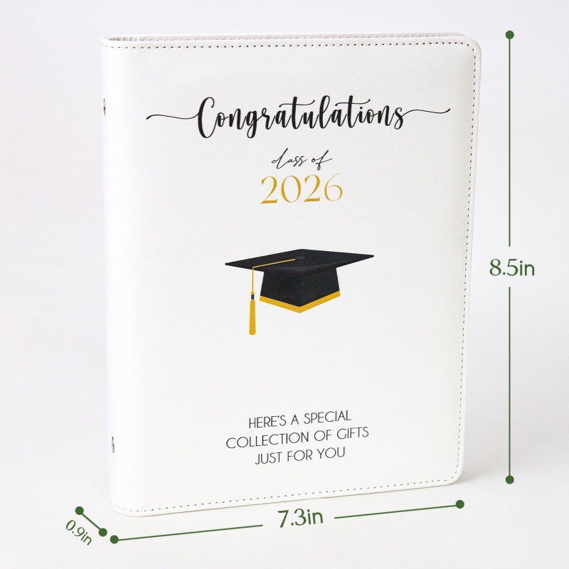 ORIENTAL CHERRY 2026 Graduation Gifts - Graduation Photo Album with 24 Pages - High School Graduation Gift Card Book - First Year of College Survival Kit from Parents for Her Him Women Men Girls Boys Teens Students - Image 2
