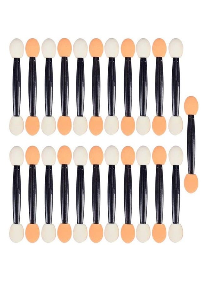 Luxxii (20 Pack) Eyeshadow Applicator Brush Sponge Tipped Makeup Tool Dual Sides Eyeshadow Applicator Brush Comestic for Lady Women Beauty - Image 1