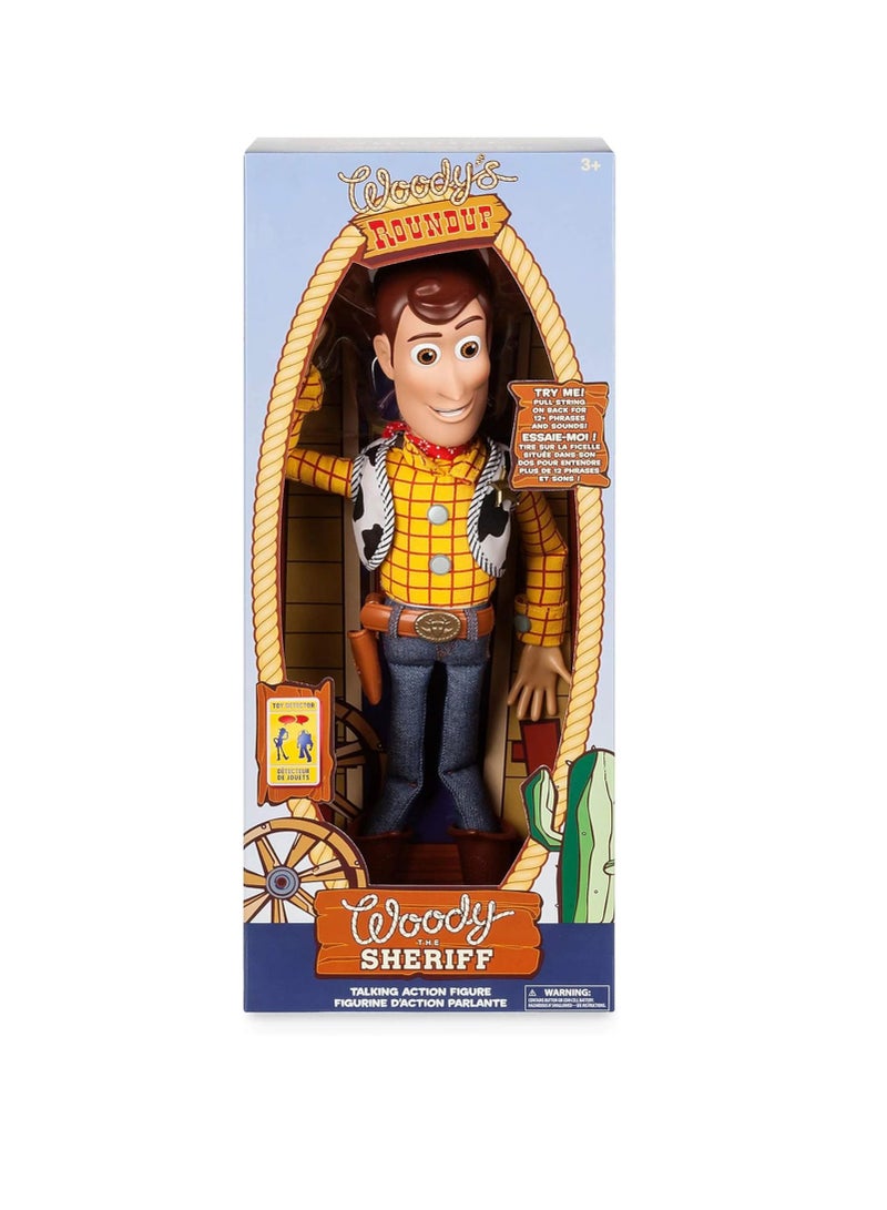 general Disney Woody Interactive Talking Action Figure – Toy Story Sheriff Woody Doll Doll Figure Ornaments, PVC Model Toy Decoration Collectible Gifts - Image 4