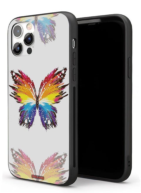 Apple iPhone 11 Pro Protective Case Digital Art Simple Background Minimalism Butterfly