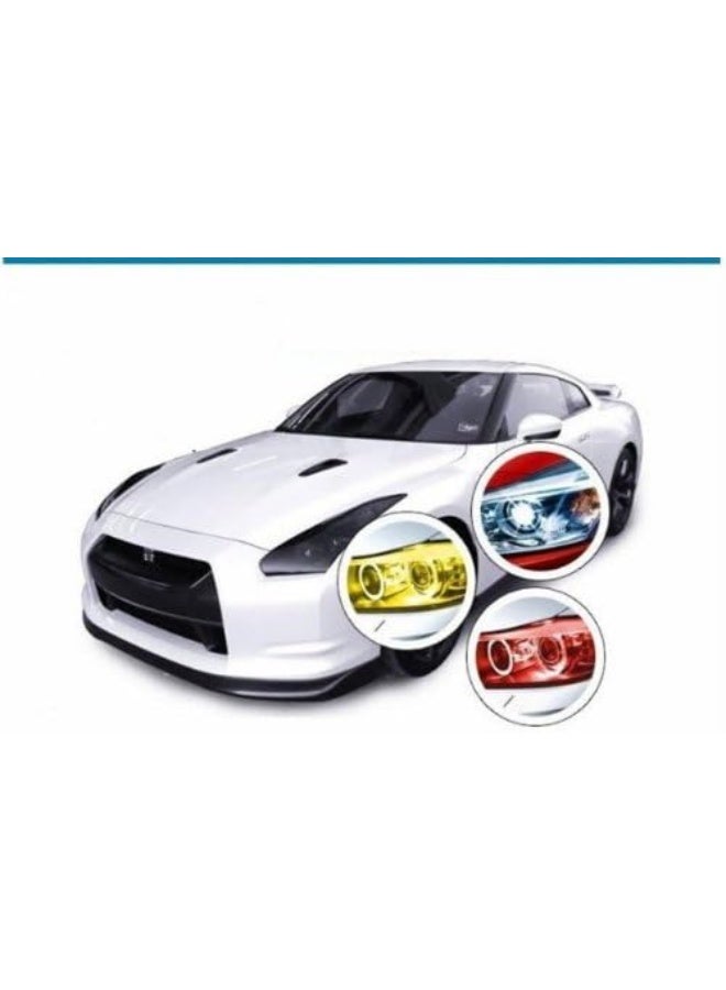 F & B LED LIGHTS 12 by 48 Inches Self Adhesive Headlight, Tail , Fog Tint Vinyl Film (12 X 48, Purple) - Image 5