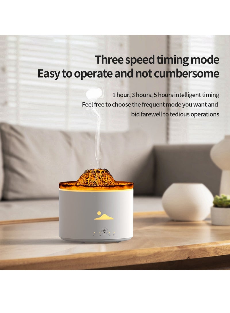 Large Capacity Volcano Aroma Diffuser – Jellyfish  Ring Humidifier with Remote Control - Image 5