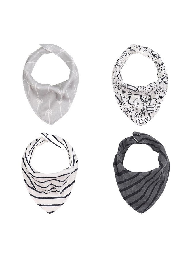 The Peanut Shell The Peanutshell Baby Boy or Girl Terry Bibs Set of 8-100% Cotton, Soft, Absorbent Baby Bibs for Boys and Girls, Unisex Toddler Set, Newborn & Infant - Greys - Image 4