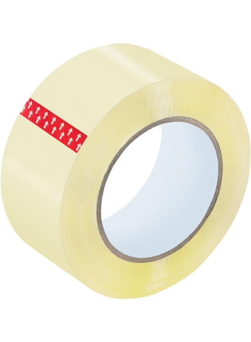 Clear Packing Tape, 2 inches x 100 yards Strong Heavy Duty Packaging Tape for Sealing Parcel Boxes, Moving Boxes Houses, Large Postal Bags, Office Supplies