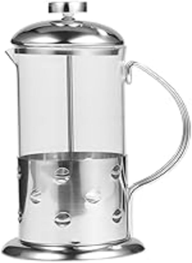 Fdit - French Coffee Press Pot Tea Cup Coffee Pot 350mL 600mL 800mL Stainless Steel Teapot Tea Pot Filter Pot Cafetiere Filter(600ml) - Image 1