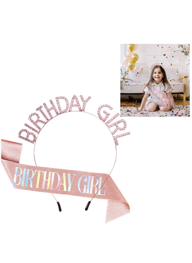 Loquat Birthday Headband Set For Girls - Image 1