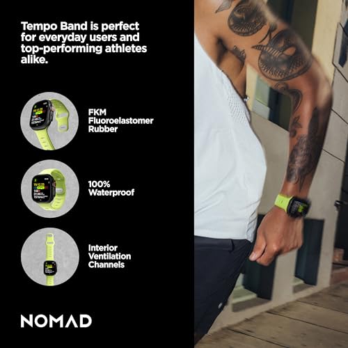 NOMAD Apple Watch Tempo Band Lumen 49mm Compatible with New Ultra 3 2 and 1 Series 111 and SE iWatch Sport Band Designed to give your Apple Watch a modern and athletic look - Image 3