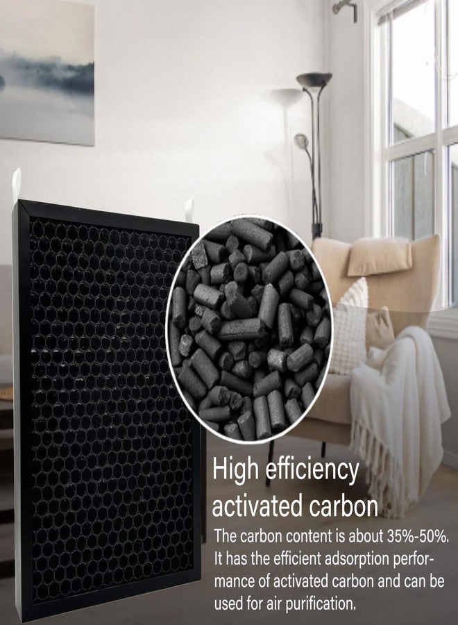 HOMFILBIT 47001 47002 47003 HEPA/Carbon Combo Filter Replacement for NUWAVE OxyPure 47001 47002 47003 47004 47005 and 47006 Whole House Air Purifiers, H13 True HEPA with High efficiency Activated Carbon, 2 Pack - Image 5