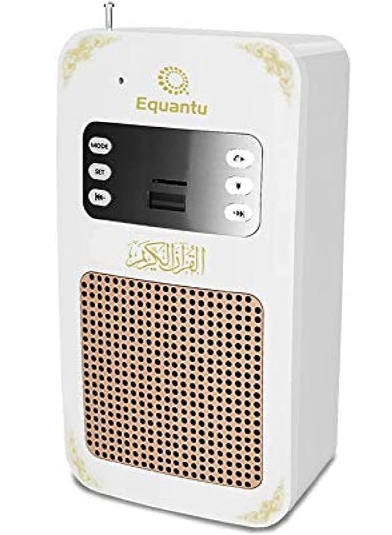 Equantu The Ultimate Smart Wall Plug Quran Speaker With Remote Bluetooth Radio Usb and Sd - Image 1