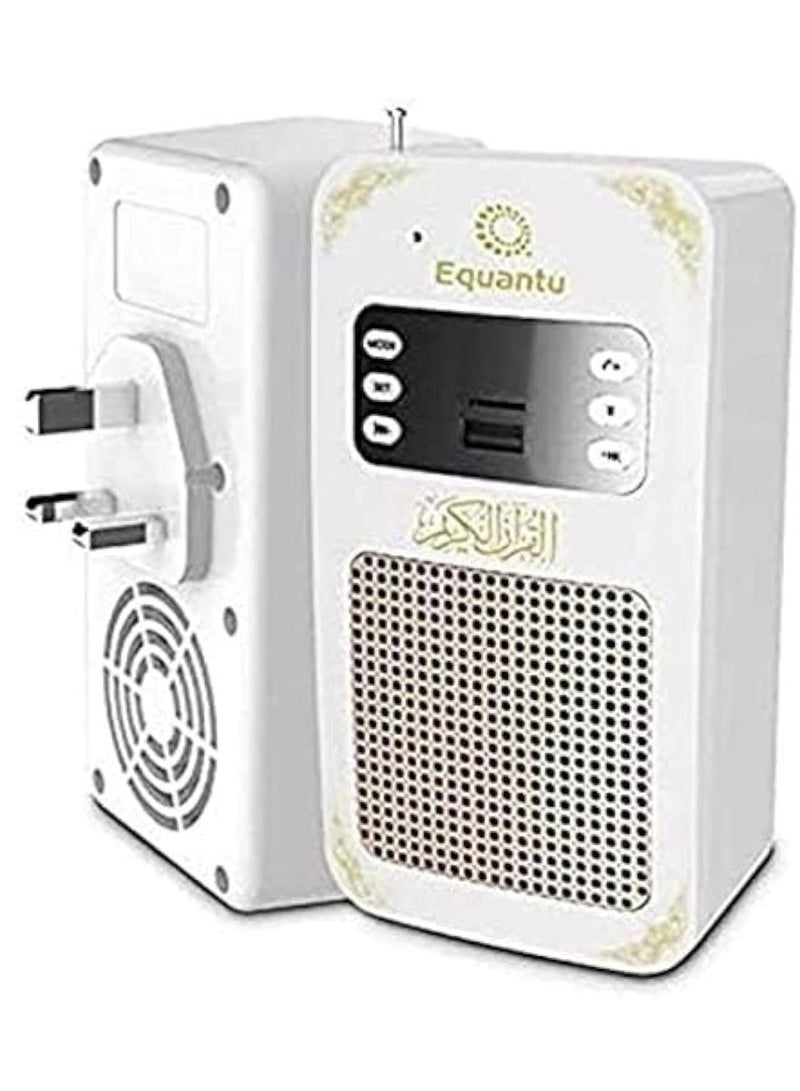 Equantu The Ultimate Smart Wall Plug Quran Speaker With Remote Bluetooth Radio Usb and Sd - Image 2