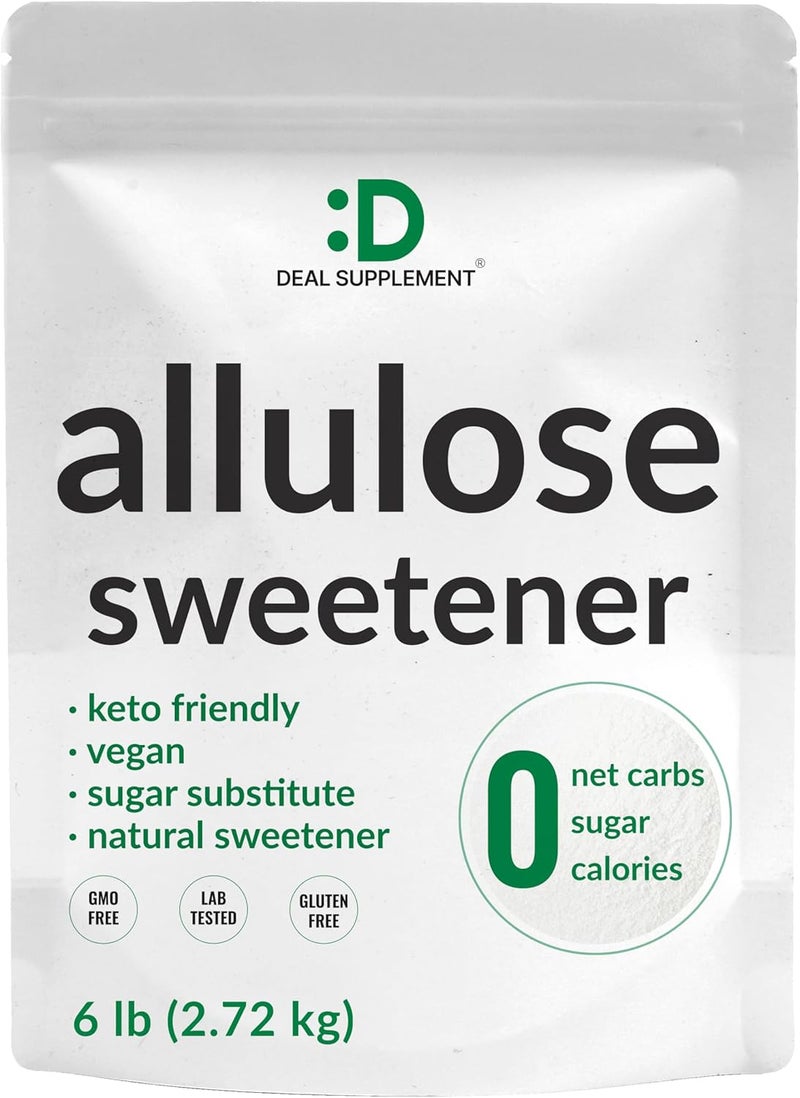 DEAL SUPPLEMENT Allulose Sweetener 6 Pounds - Natural Sugar Substitute - Image 1