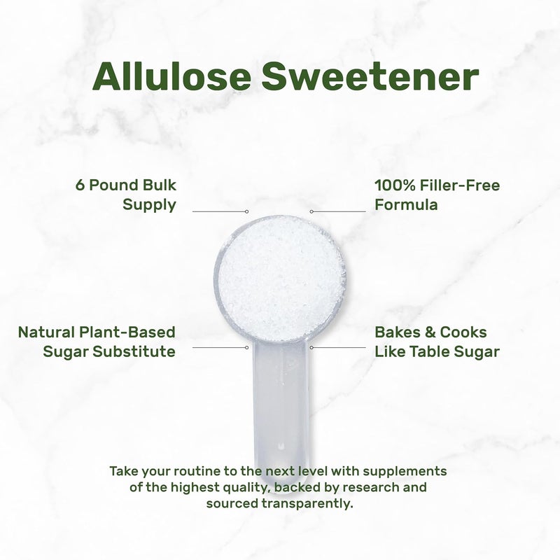 DEAL SUPPLEMENT Allulose Sweetener 6 Pounds - Natural Sugar Substitute - Image 3