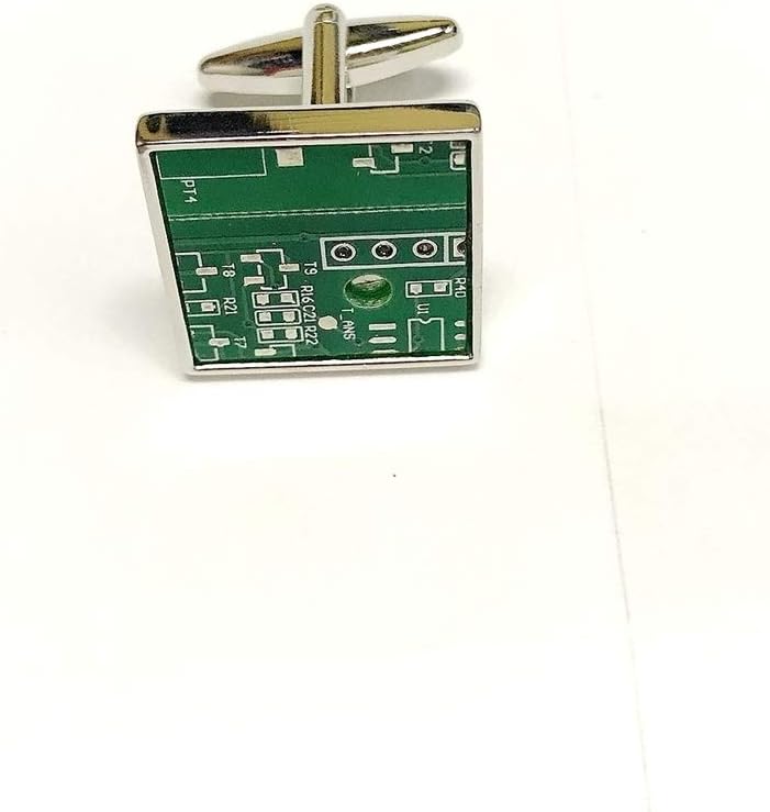 Vcufflinks Upcycled Real Circuit Board Pieces Pair Cufflinks - Image 3