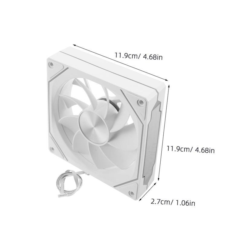 Silent RGB PC Cooling Fan Adjustable Speed Quiet Operation Enhanced Thermal Performance - Image 3