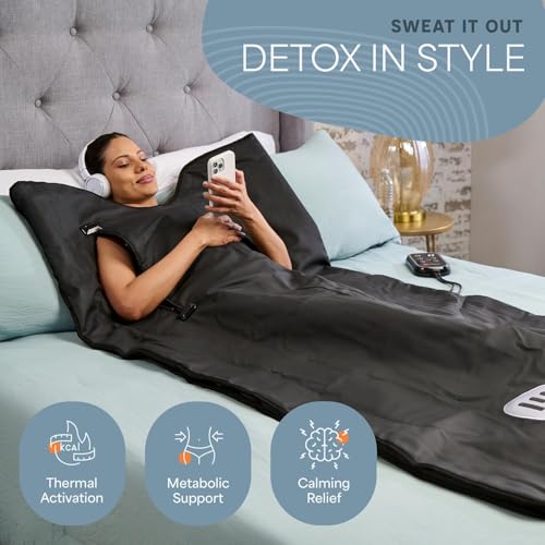 LifePro RejuvaWrap Infrared Sauna Blanket — Portable Sauna Bag with 9 Temp Levels Low EMF Far Infrared Heating — At Home Full Body Rejuvenation & Relaxation - Image 2