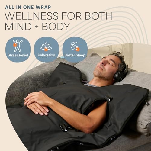 LifePro RejuvaWrap Infrared Sauna Blanket — Portable Sauna Bag with 9 Temp Levels Low EMF Far Infrared Heating — At Home Full Body Rejuvenation & Relaxation - Image 3