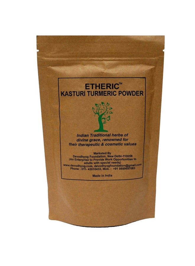 ETHERIC Kasturi Manzal Turmeric for Skin Whitening & Nourishing II Skin Glow II Face Pack - Image 1