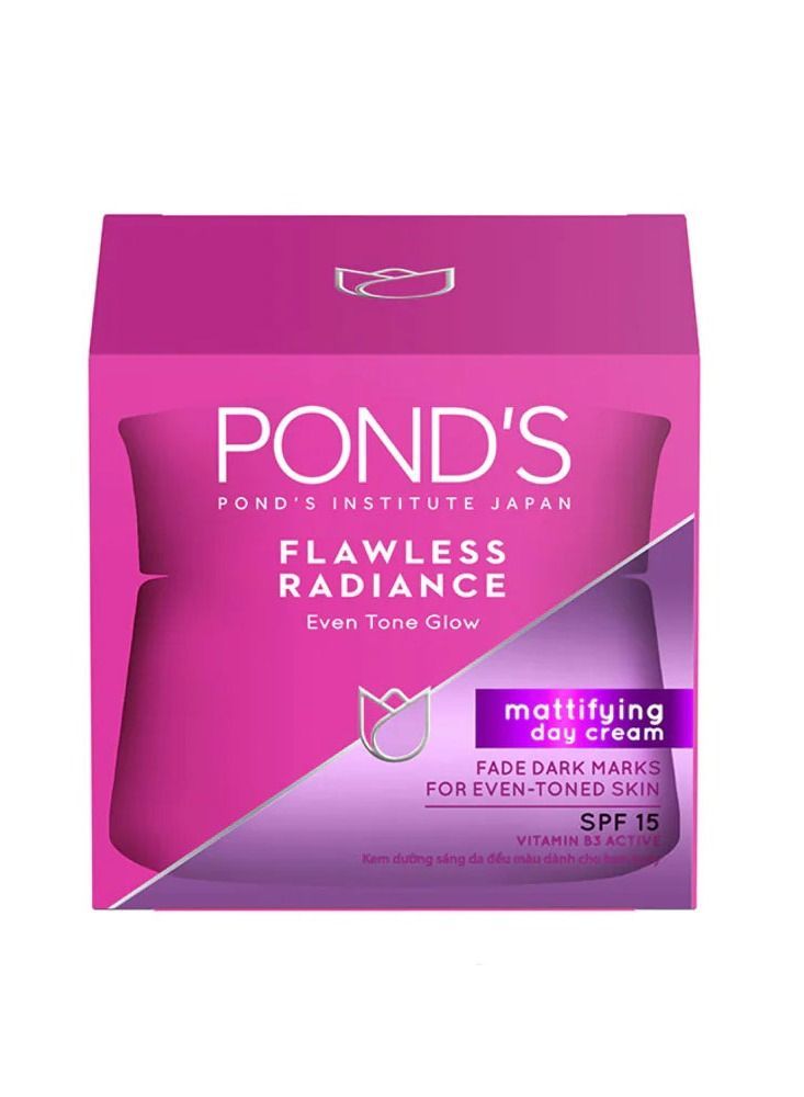 PONDS كريم جل مرطب نهاري Flawless Radiance مع عامل حماية من الشمس SPF 15 - Image 1