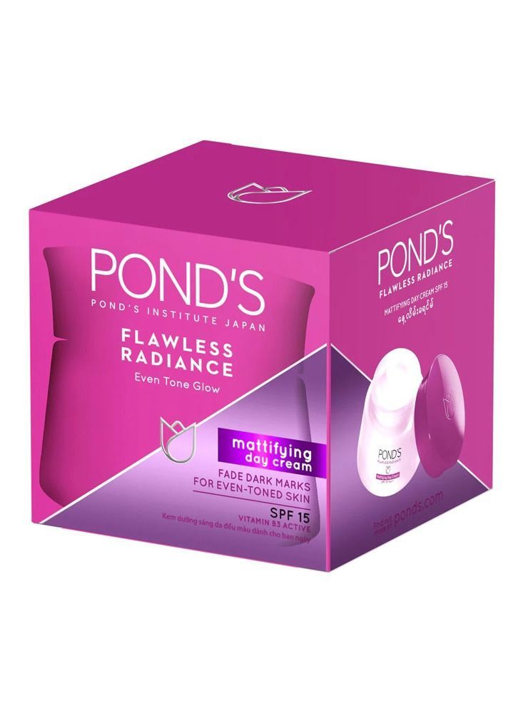 PONDS كريم جل مرطب نهاري Flawless Radiance مع عامل حماية من الشمس SPF 15 - Image 2