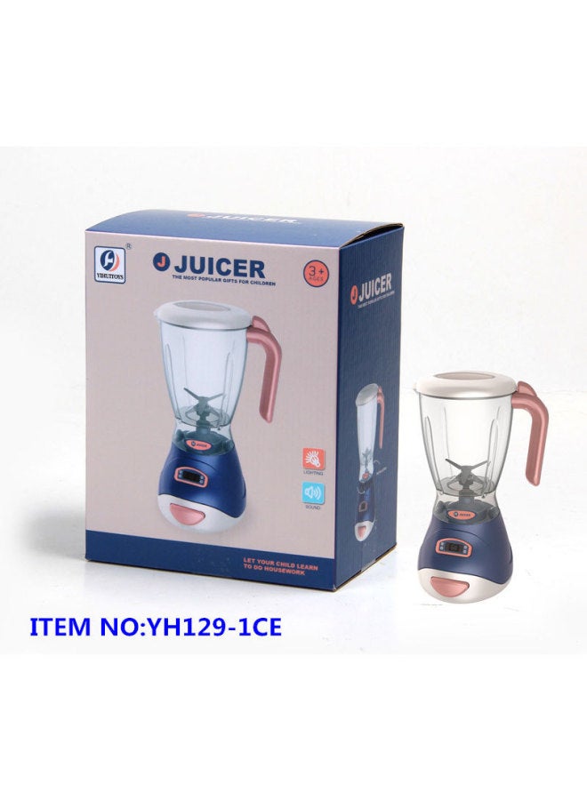 Simulation Children Play Home Toy Toaster Coffee Machine Washing Machine Juice Machine Music Light Big Appliances-Color:Oven - Image 4