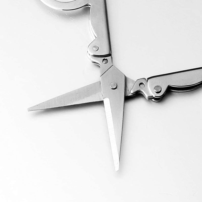 ScentRose Small Folding Cutting Scissor for TravellingPocket ScissorMini folding pocket scissorsStudent ScissorUsed For Craft Work General Cutting Beauty Personal Care All PurposePack of 1 - Image 2