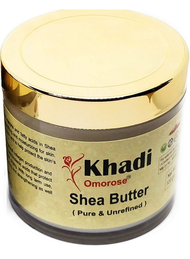 KHADI Omorose Raw & Organic Shea Butter 100 Gm - Image 1