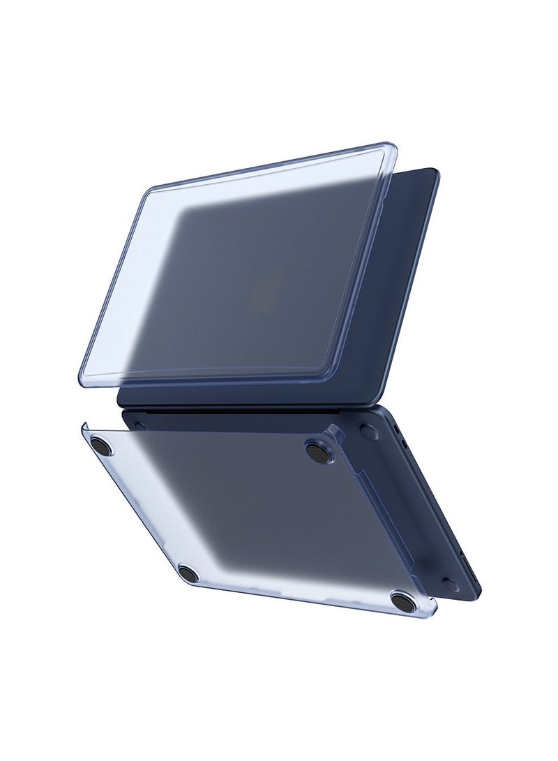 غطاء صلب نحيف غير لامع (ماتي) لجهاز MacBook Air 13.6 بوصة (أعوام 2022–2026، إصدارات M2–M5، طرازات A2681/A3113/A3240/A3449)، غطاء واقي مضاد للصدمات.