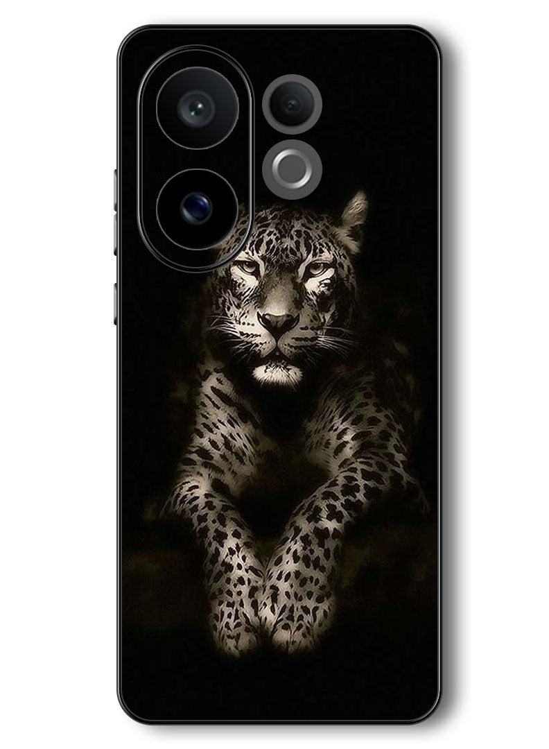 Theodor Case Compatible with Vivo V60 6.77 Inch Protection Shockproof Bumper Cover Leopard - Image 1