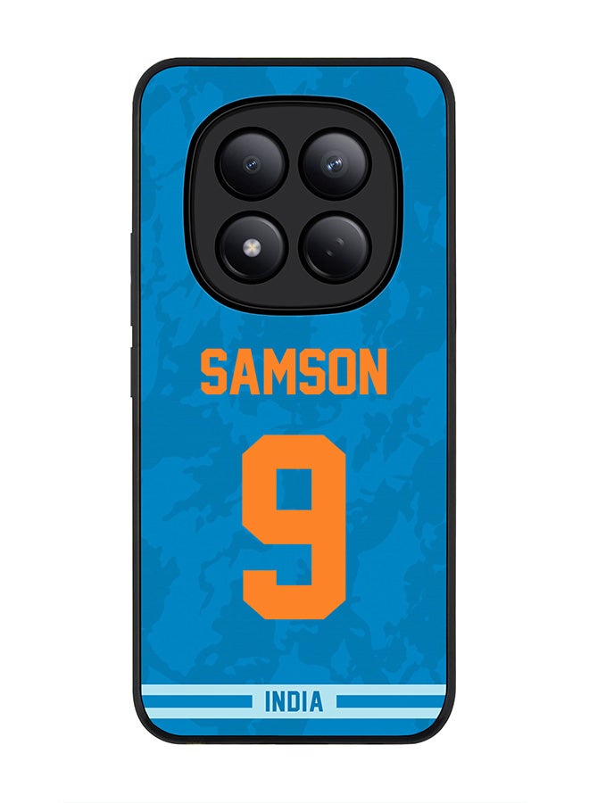 Stylizedd For Xiaomi Redmi Note 15 Pro 4G Case,Slim fit Camera Protection, Shockproof Thin Phone cover  - India Sanju Samson, Jersey No 9 - Image 1