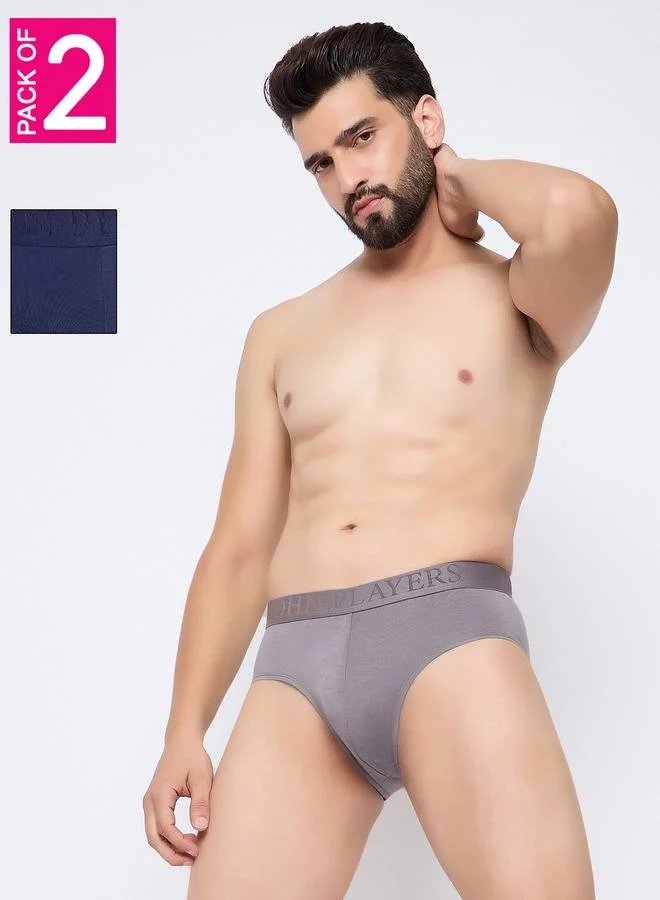 John Players John Player Pack of 2 - Logo Detail Waistband Briefs