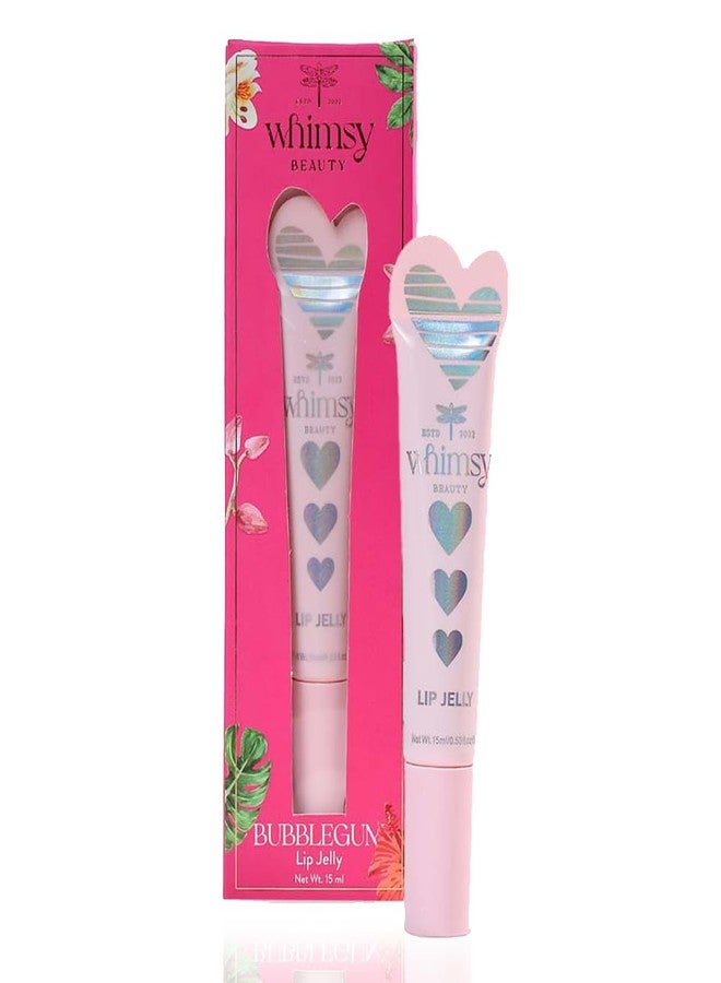 ويمسي جل شفاه على شكل قلب بنكهة العلكة من ويمسي بيوتي للأطفال والمراهقين | جل شفاه لامع بلمسة نهائية ناعمة | تركيبة خفيفة الوزن وغير لزجة | من 4 إلى 16 سنة | عضوي، طبيعي، خالٍ من المواد الكيميائية | 15 مل - Image 1