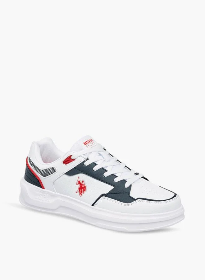 U.S. Polo Assn. WHITE Men'S Lace-Up Sneakers for Men | Best Price UAE