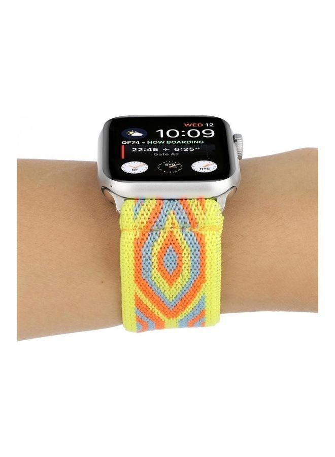 NIBEMINENT Replacement Watchband For Apple Watch Series 7 45mm/6 & SE 5 4 44mm/3 2 1 42mm Multicolour - Image 4