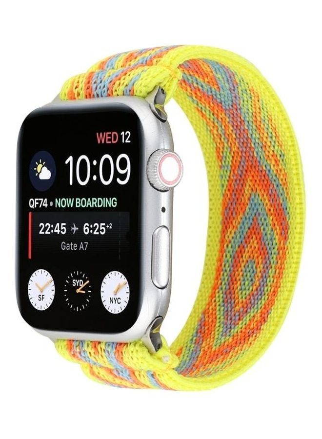 NIBEMINENT Replacement Watchband For Apple Watch Series 7 45mm/6 & SE 5 4 44mm/3 2 1 42mm Multicolour - Image 2