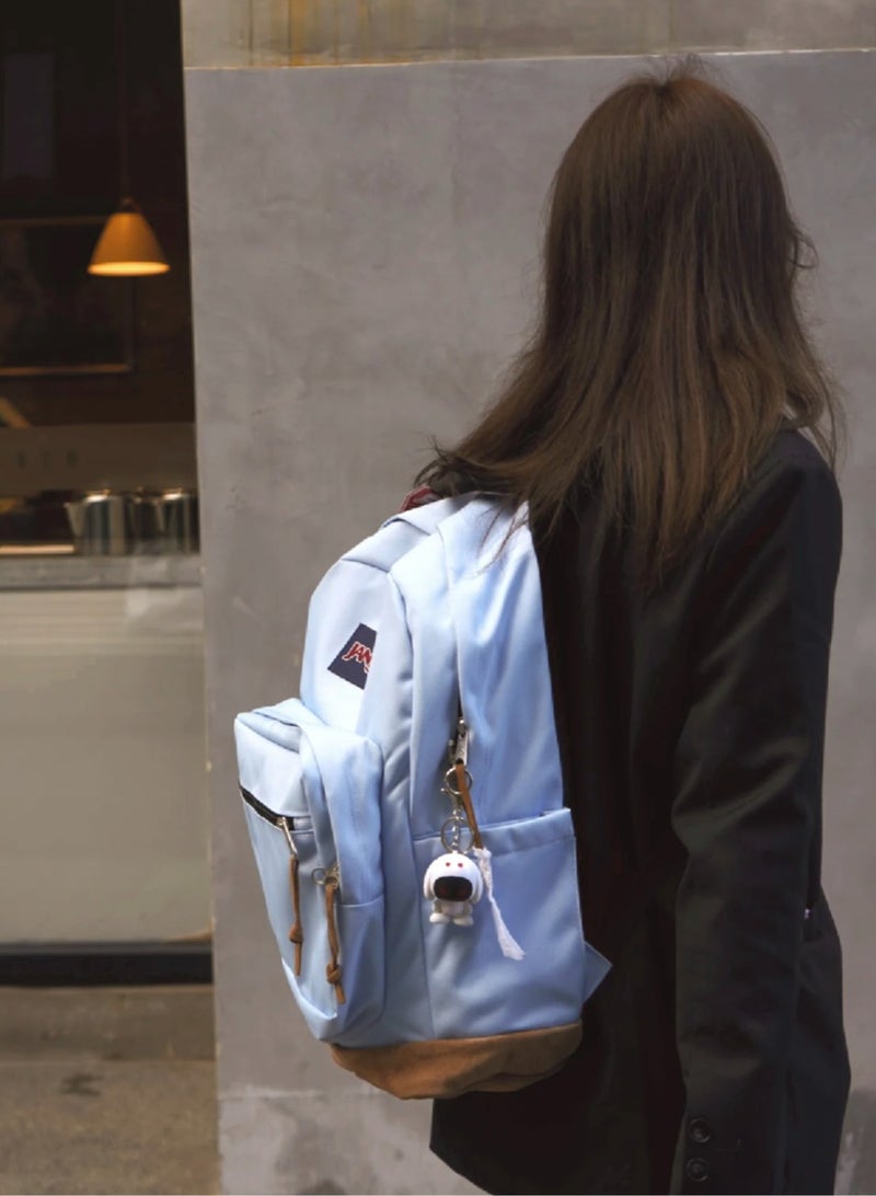 JANSPORT 【School season】Classic Colorful School Bag with Leather Computer Compartment Must-Have Back-to-School Travel Bag Laptop Bag for Students - Image 4