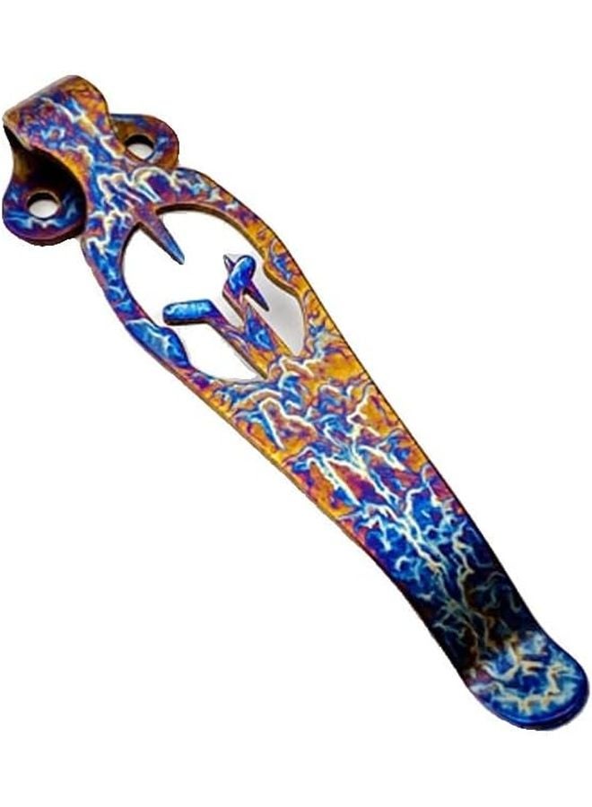 مشبك جيب عميق من التيتانيوم باستخدام التحكم الرقمي بالكمبيوتر لـ Benchmade Griptilian 551 و710 و730 - Image 2