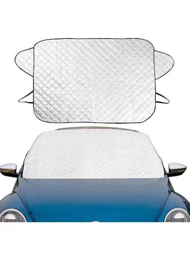 مظلة خارجية  للسيارة لحماية زجاج السيارة الأمامي من أشعة الشمس والاتربه - Image 4