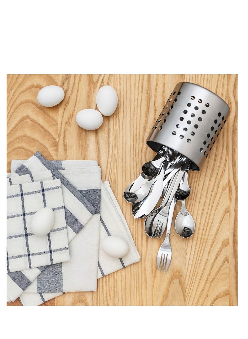 آيكيا فراكتا طقم أدوات تناول الطعام 24 قطعة ستينلس ستيل - Image 4