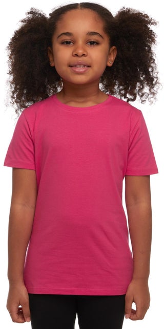 Fuchsia Basic Unisex Kids Zero Collar Short Sleeve T-Shirt - pzsku/ZC2E3747A8EB58113A737Z/45/_/1725790776/32b4fee4-2fd6-49f3-ad2c-c34b5f2ee593