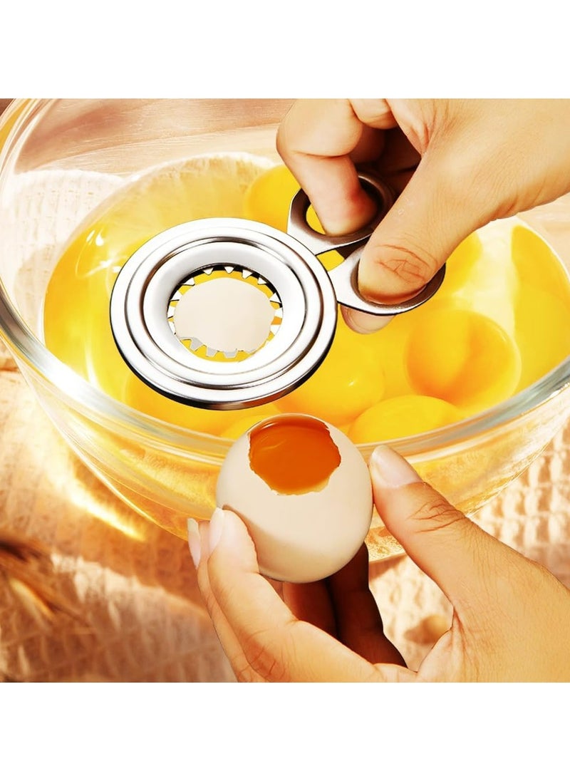 Oasisgalore - Stainless Steel Egg Topper Cutter - Upgrade Egg Shell Opener for Boiled and Raw Eggs - Image 1