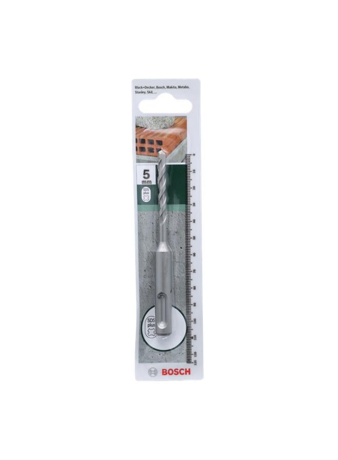 BOSCH SDS-Plus Flute Shaped Hammer Drill Bit Grey 5 x 110mm JE2 609 255 502 - Image 1