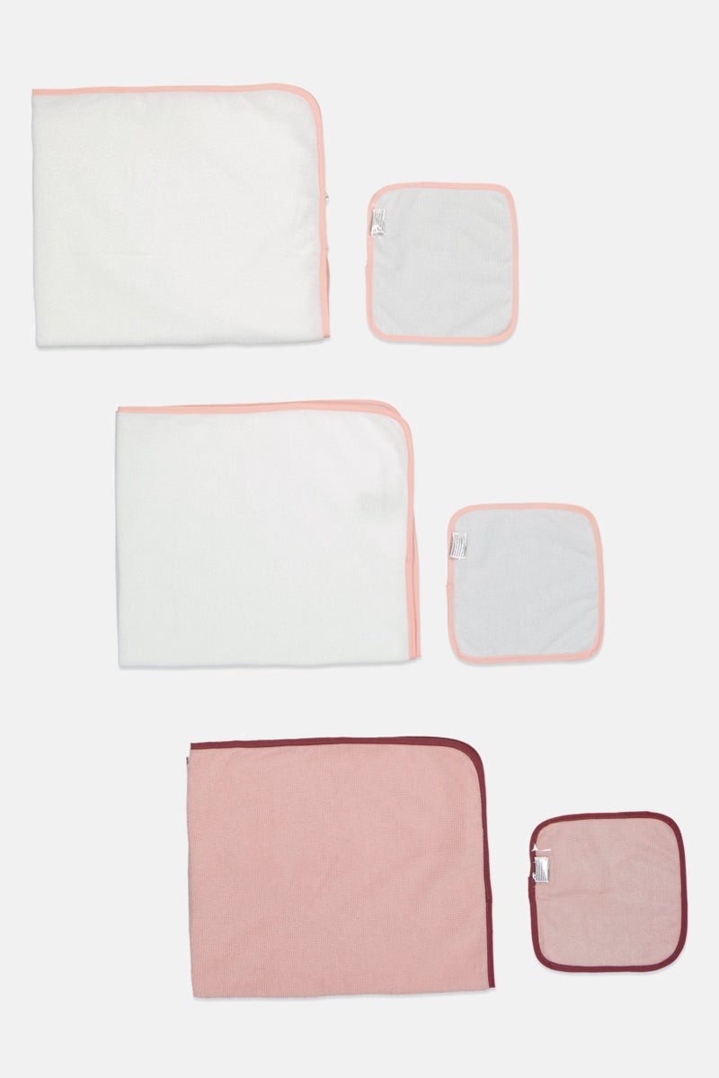 Baby Essentials 6 Pieces Baby Bath Set, Multicolor - Image 2