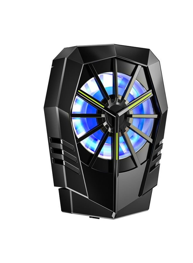 Advantage Running Volume X17 Battery Mobile Phone Radiator Back Clip Portable Quiet Air Cooled Cooling Device-Color:X17 Electroplated Silver - Image 5