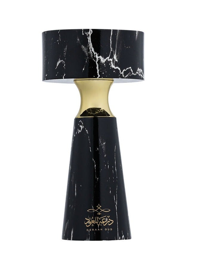 DERAAH Large black marble incense burner