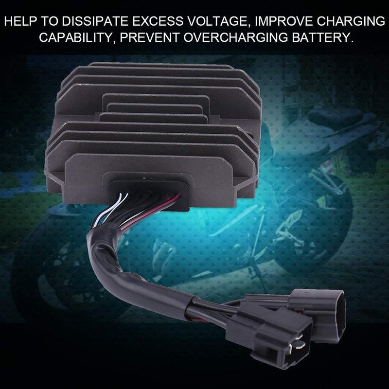 Motorcycle Voltage Regulator Rectifier 12V Direct Fit Heat Dissipation Charging Module for 600 750 2006 2013 - Image 4