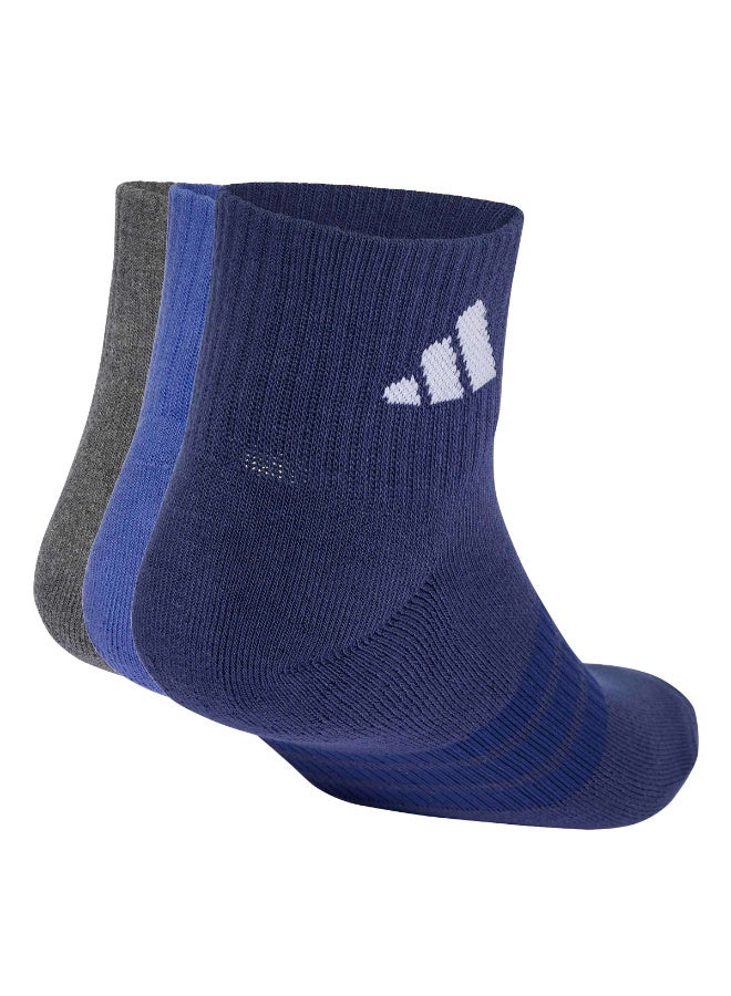 Adidas CUSHIONED SPORTSWEAR ANKLE SOCKS 3 PAIR PACK - Image 2