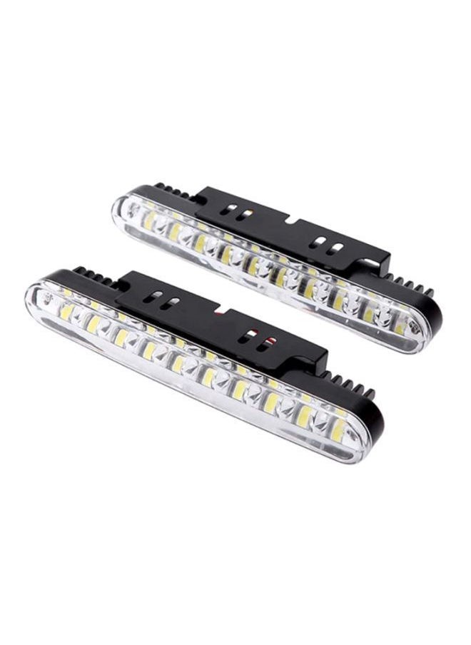 NIBEMINENT - 2-Piece 30 LEDs Car Daylight Lamp With Turn Signal Indicators Lights - Image 1